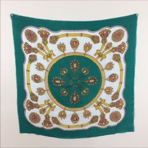 Vintage GLENTEX Chain Jewels Gems Raw Edge